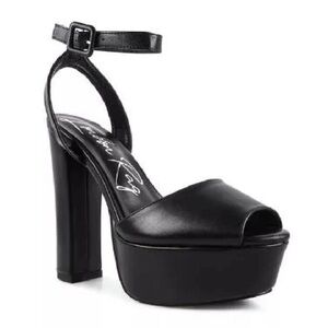 Elegant Black Platform Heels
